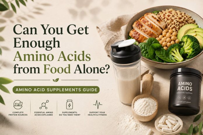 Can You Get Enough Amino Acids from Food Alone Amino Acid Supplements Guide
