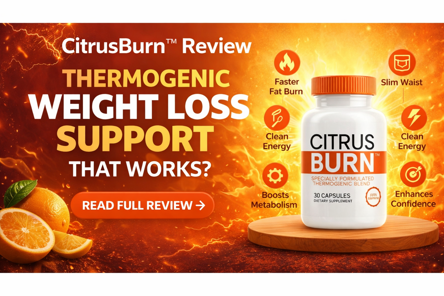 CitrusBurn™ Review – Thermogenic Weight Loss Support That Works