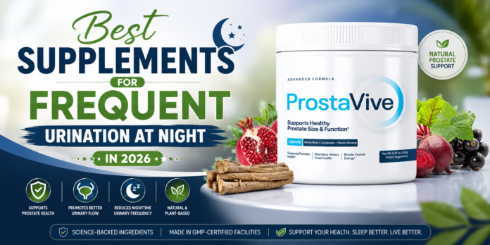 Best Supplements for Frequent Urination At Night In 2026