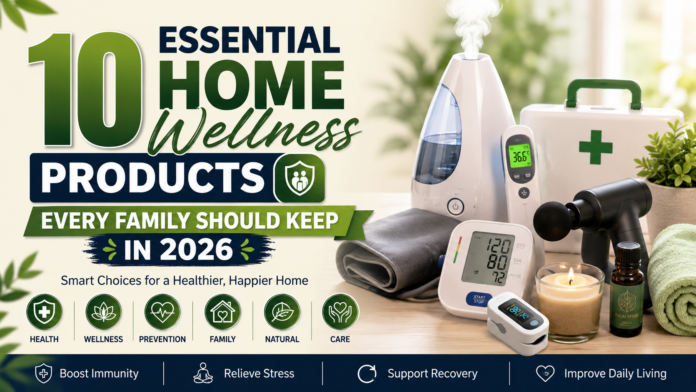 10 Essential Home Wellness Products Every Family Should Keep In 2026